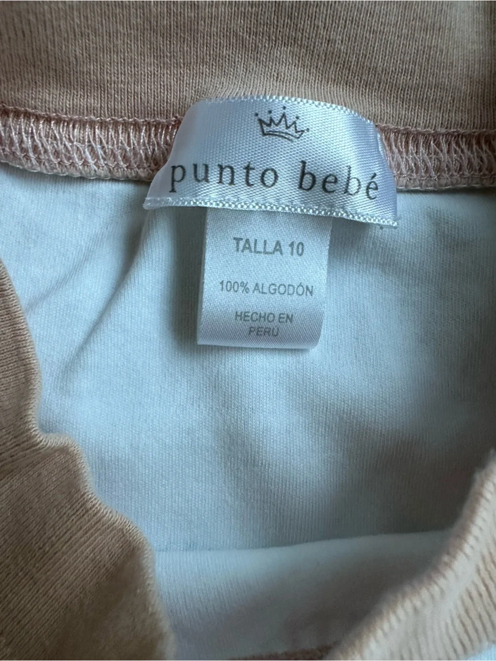 Punto Bebe 100% Cotton Pajama Set Pink Seashells Print 10